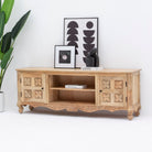 ALICE WOODEN TV STAND - Art and craft furniture