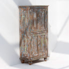 Antique Door Rustic Finish Cabinet - Art and craft furniture