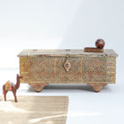 ANTIQUE TRUNK STORAGE BOX - Art and craft furniture