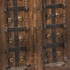 Antique Window two door Brass Decoration - Art and craft furniture