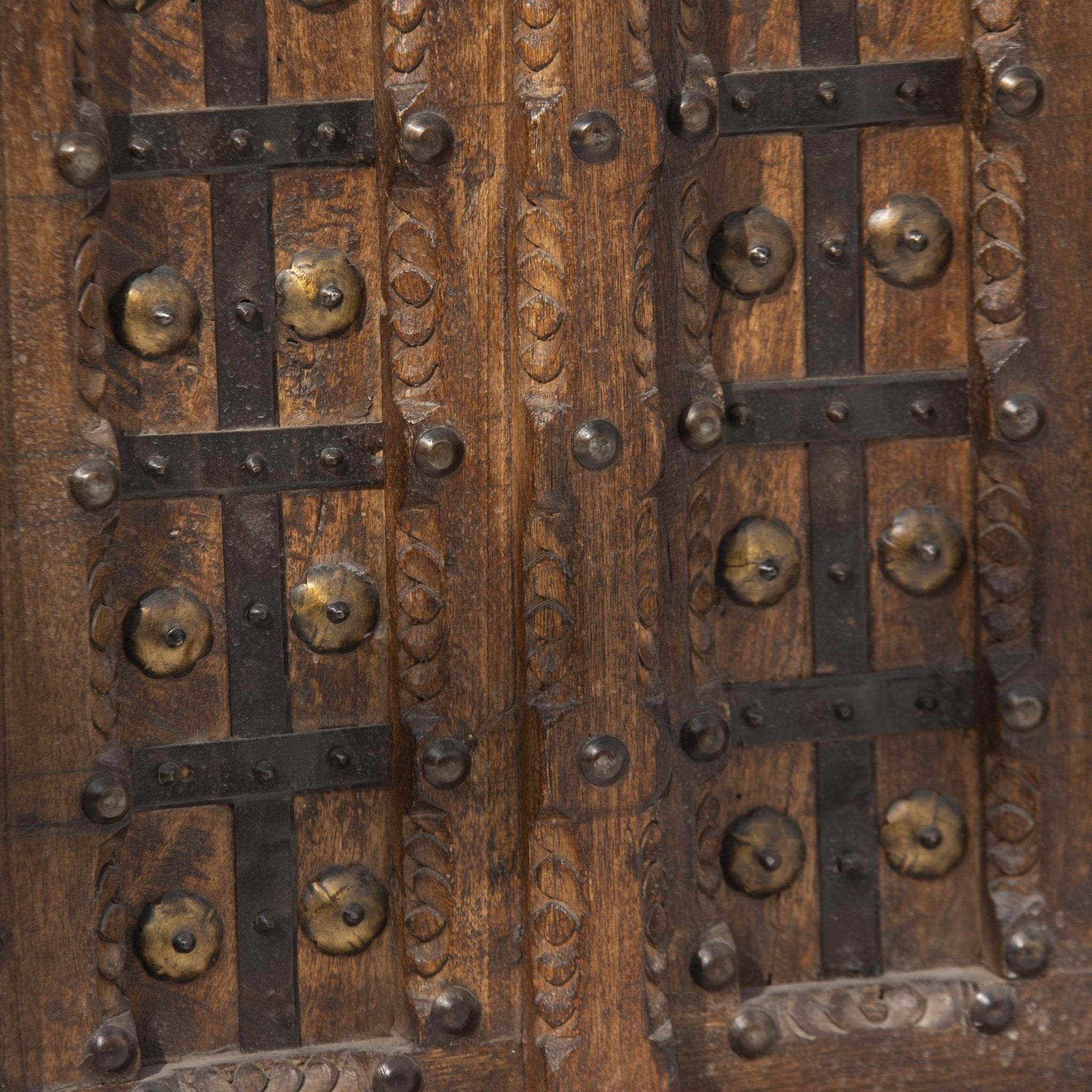 Antique Window two door Brass Decoration - Art and craft furniture