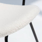 ARC WHITE FABRIC DINING CHAIR - Art and craft furniture