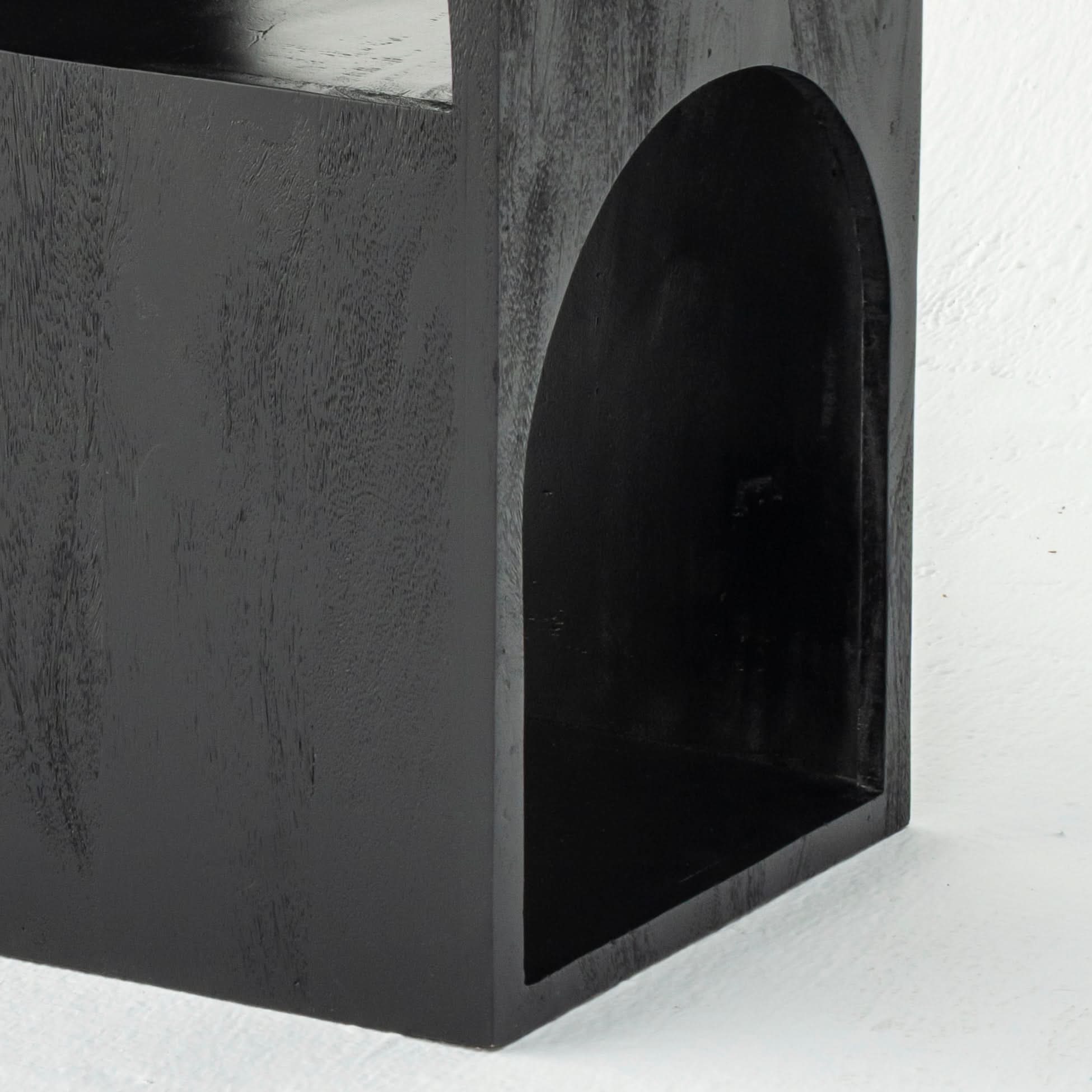 ARCH BLACK SIDE TABLE - Art and craft furniture