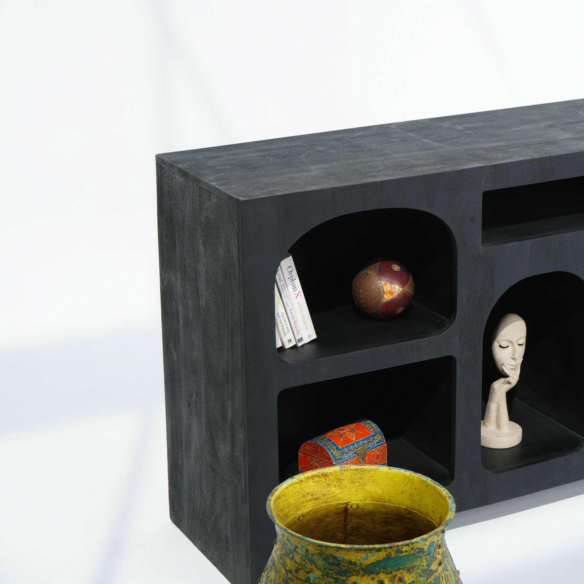ARCH OPEN BLACK SIDEBOARD - Art and craft furniture