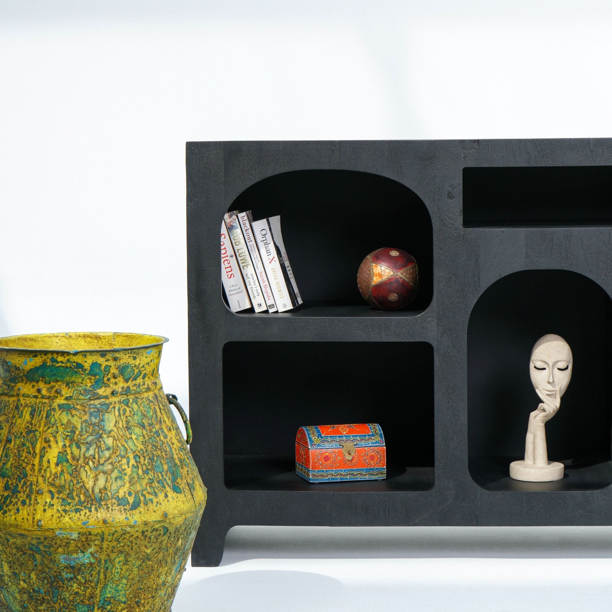 ARCH OPEN BLACK SIDEBOARD - Art and craft furniture