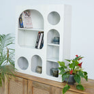 ARCH WALL HANGING OPEN BOOKSHELF - Art and craft furniture