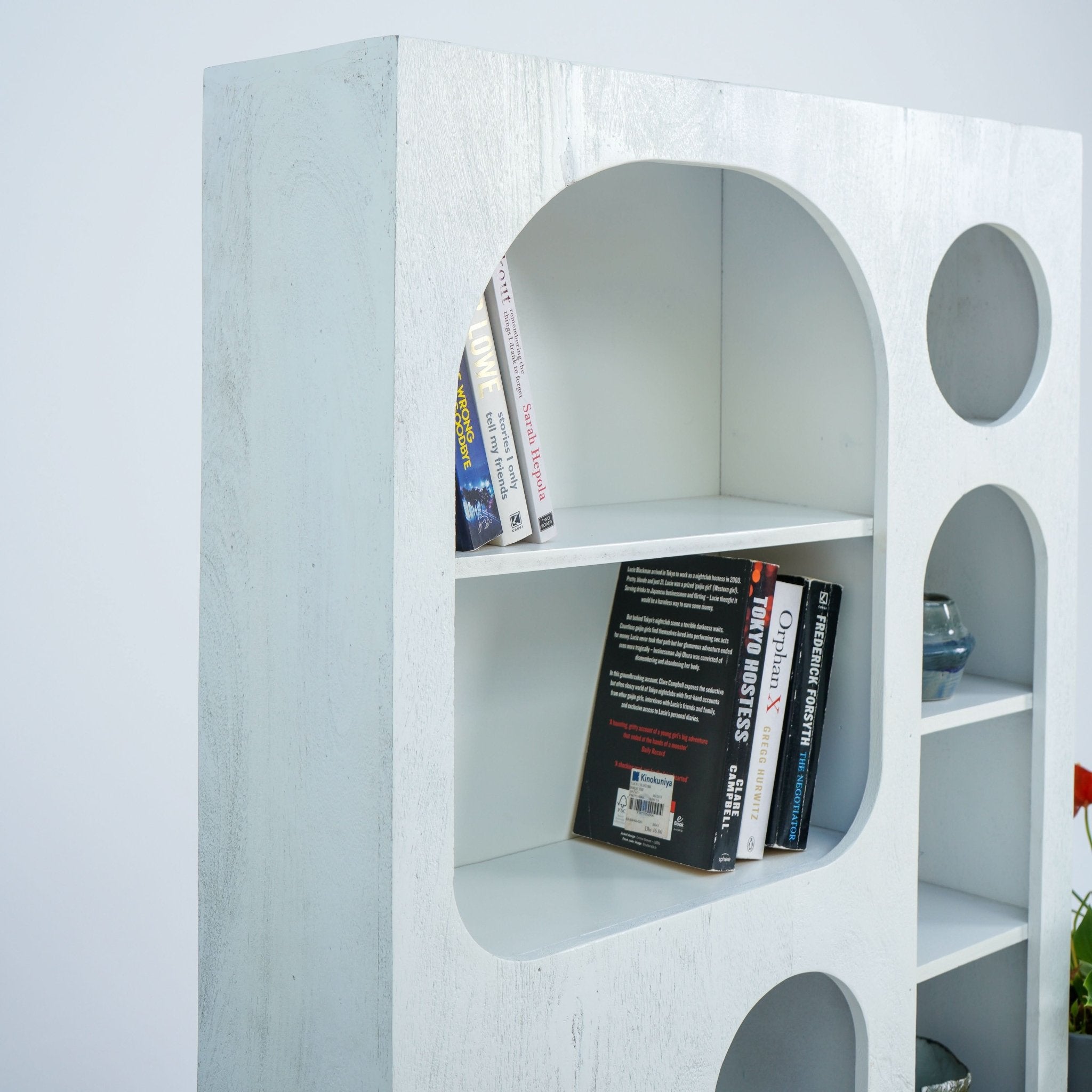 ARCH WALL HANGING OPEN BOOKSHELF - Art and craft furniture