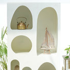 ARCH WHITE OPEN BOOKSHELF - Art and craft furniture