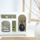 ARCH WHITE OPEN SIDEBOARD - Art and craft furniture