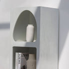 ARCH WHITE SINGLE BOOKSHELF - Art and craft furniture