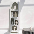 ARCH WHITE SINGLE BOOKSHELF - Art and craft furniture