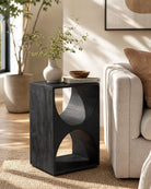 Arch Wooden Side table - Art and craft furniture
