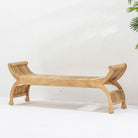 ARCO CURVED WOODEN PETTY BENCH - Art and craft furniture