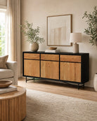 Arlivo Acacia Wood Sideboard - Art and craft furniture