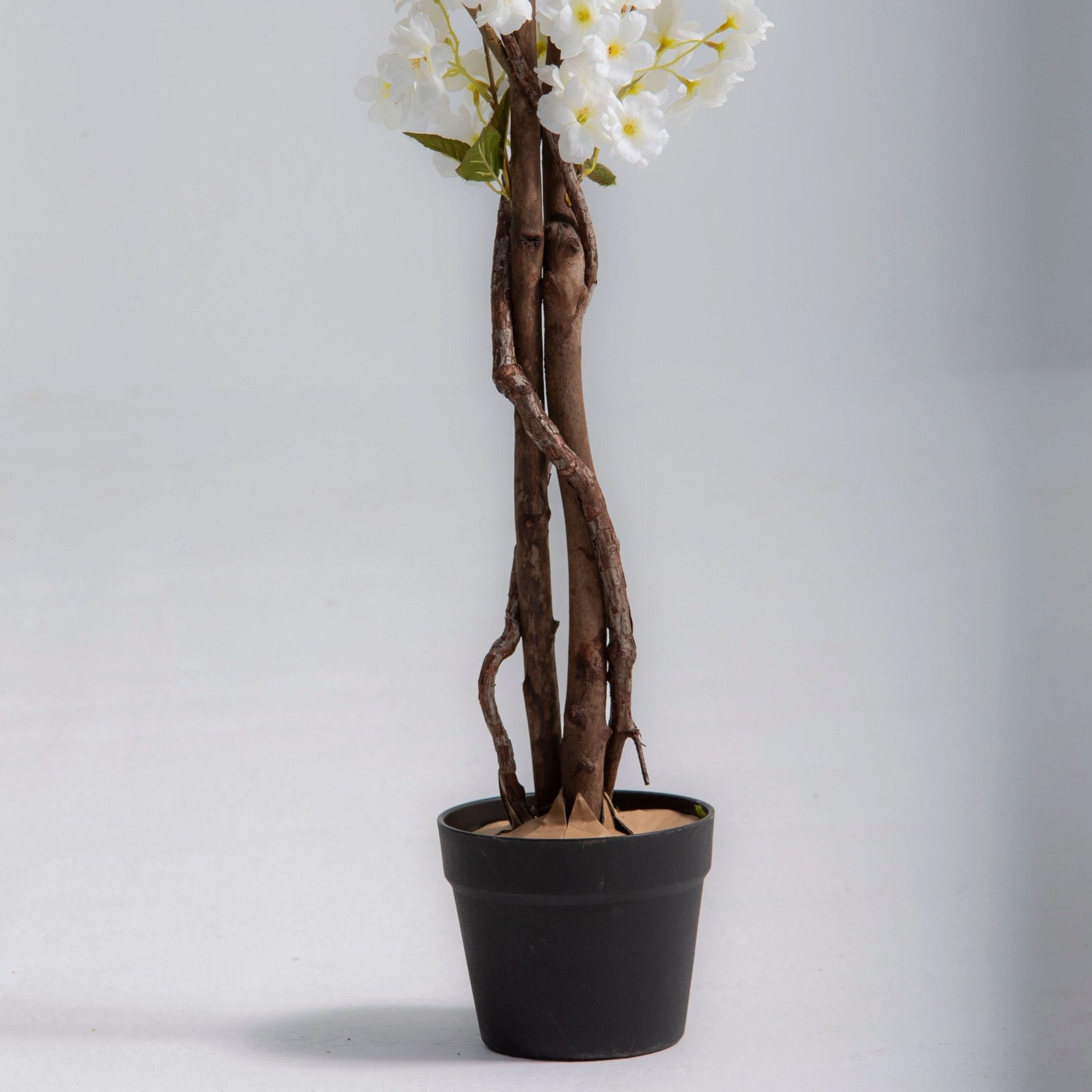 ARTIFICAL WHITE CHERRY BLOSSOM PLANT (130CM) - Art and craft furniture