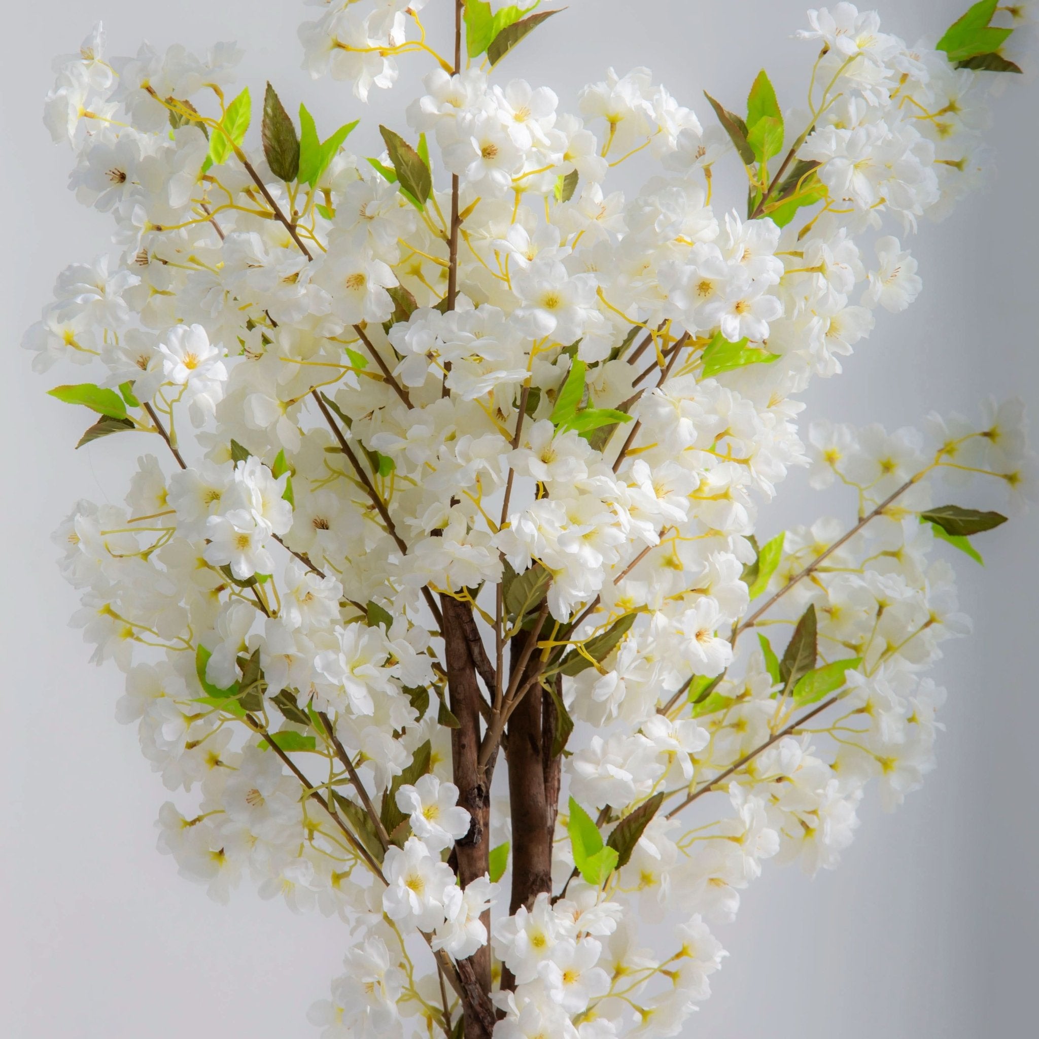 ARTIFICAL WHITE CHERRY BLOSSOM PLANT (130CM) - Art and craft furniture