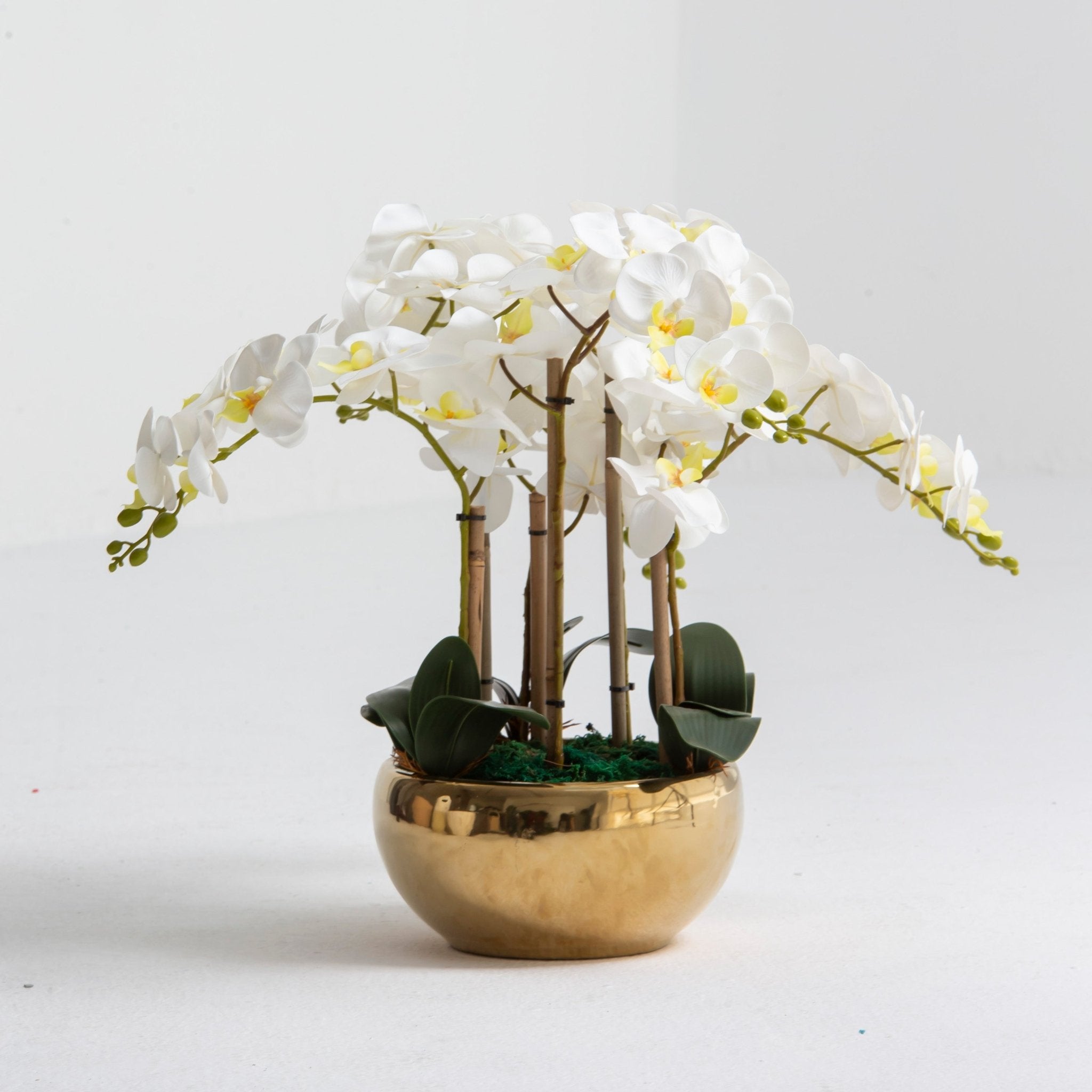 Artificial Luxury Silk Orchid Plant - Art and craft furniture
