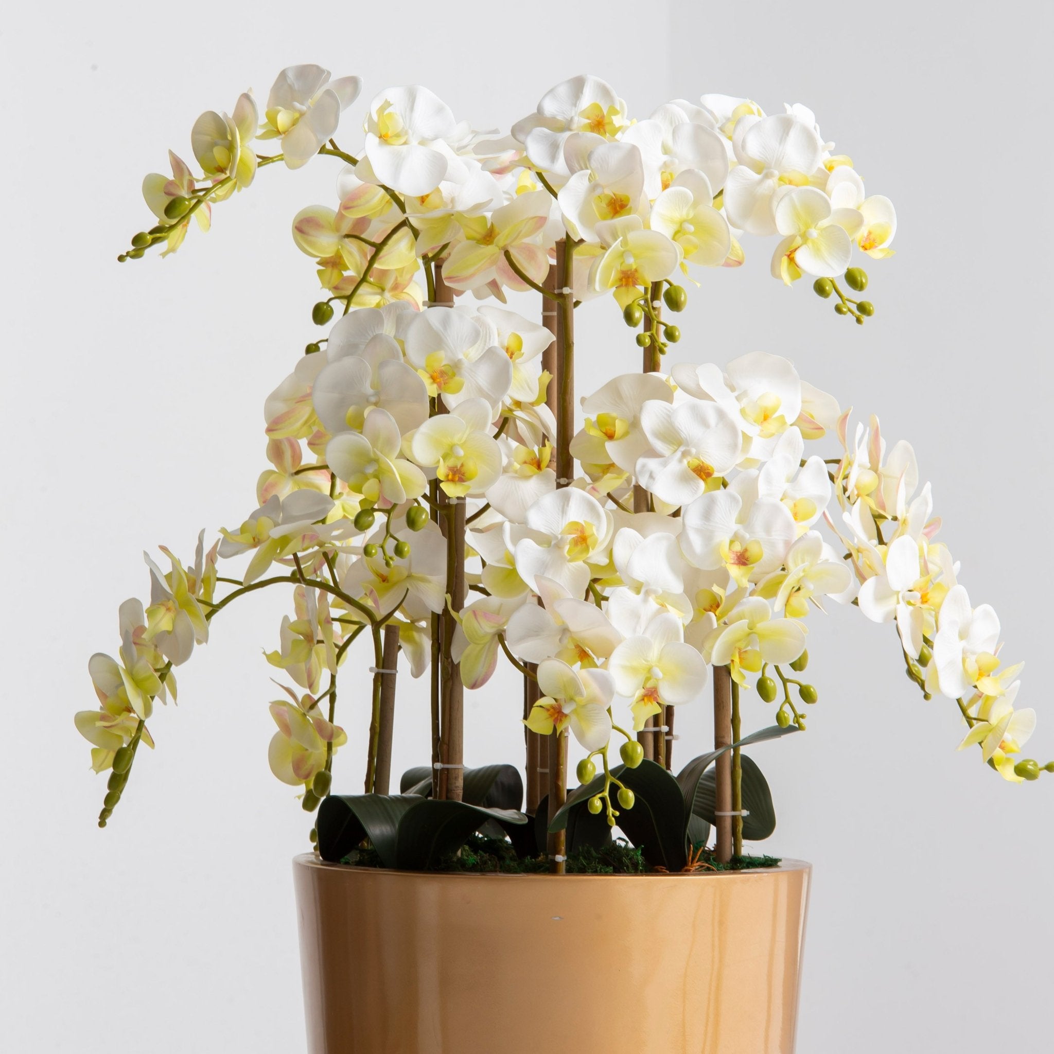 Artificial Luxury Silk Orchid Plant - Art and craft furniture