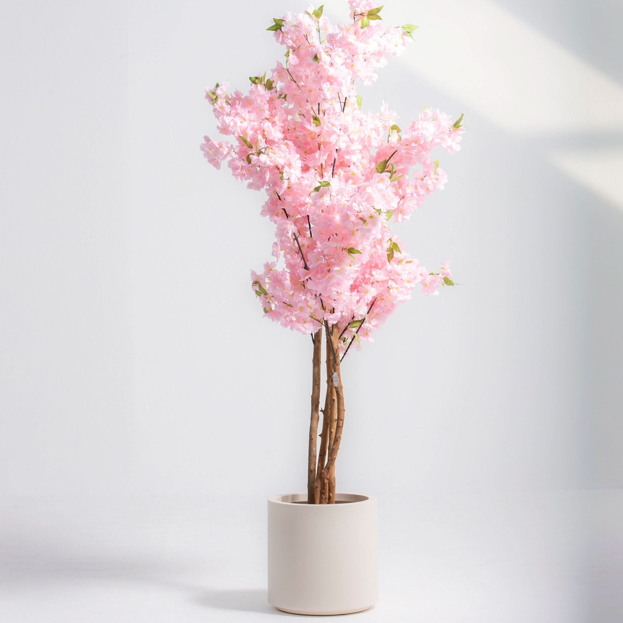 ARTIFICIAL PINK BLOSSOM PLANT (190CM) - Art and craft furniture