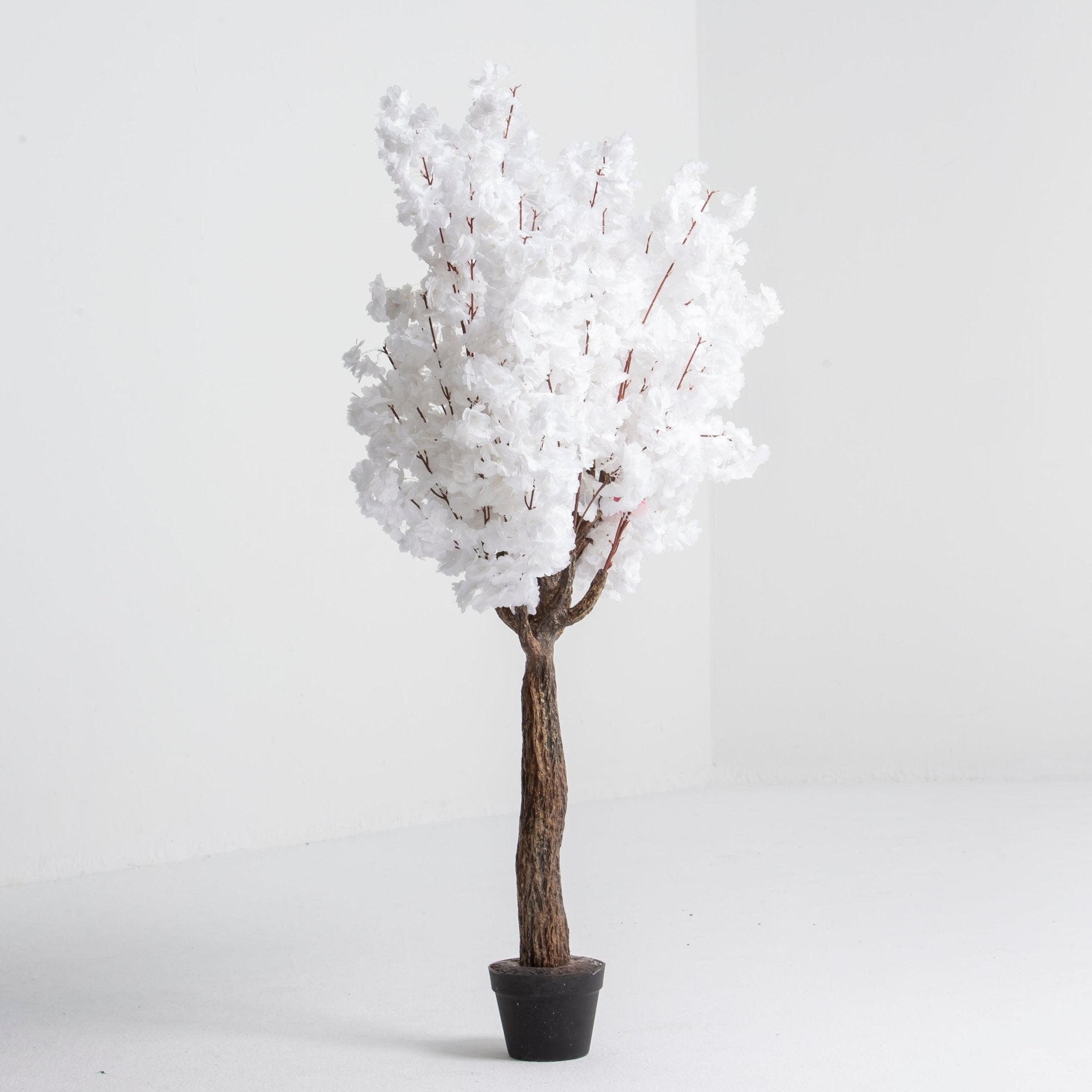 ARTIFICIAL WHITE CHERRY BLOSSOM PLANT - Art and craft furniture