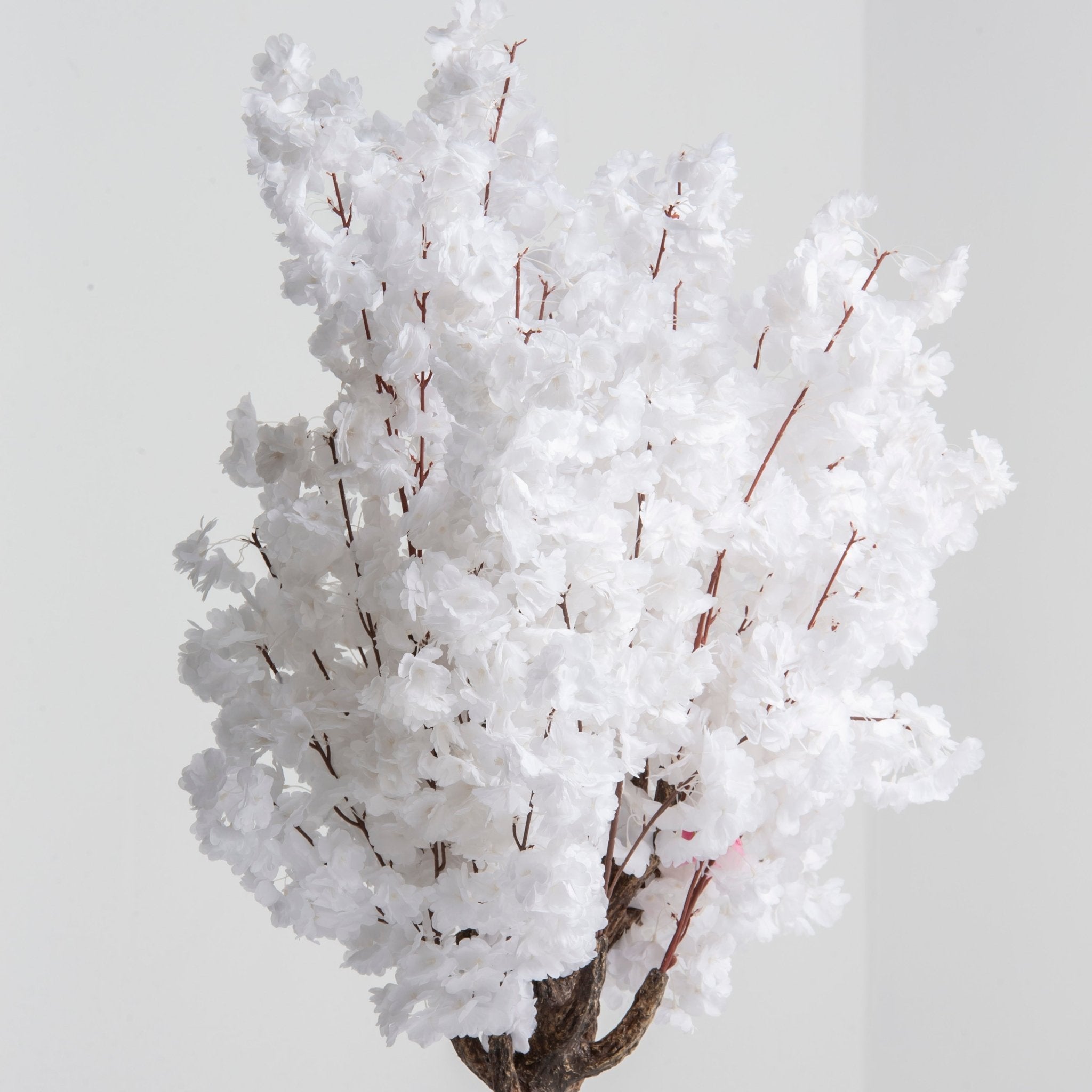 ARTIFICIAL WHITE CHERRY BLOSSOM PLANT - Art and craft furniture