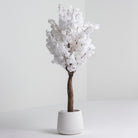 ARTIFICIAL WHITE CHERRY BLOSSOM PLANT - Art and craft furniture