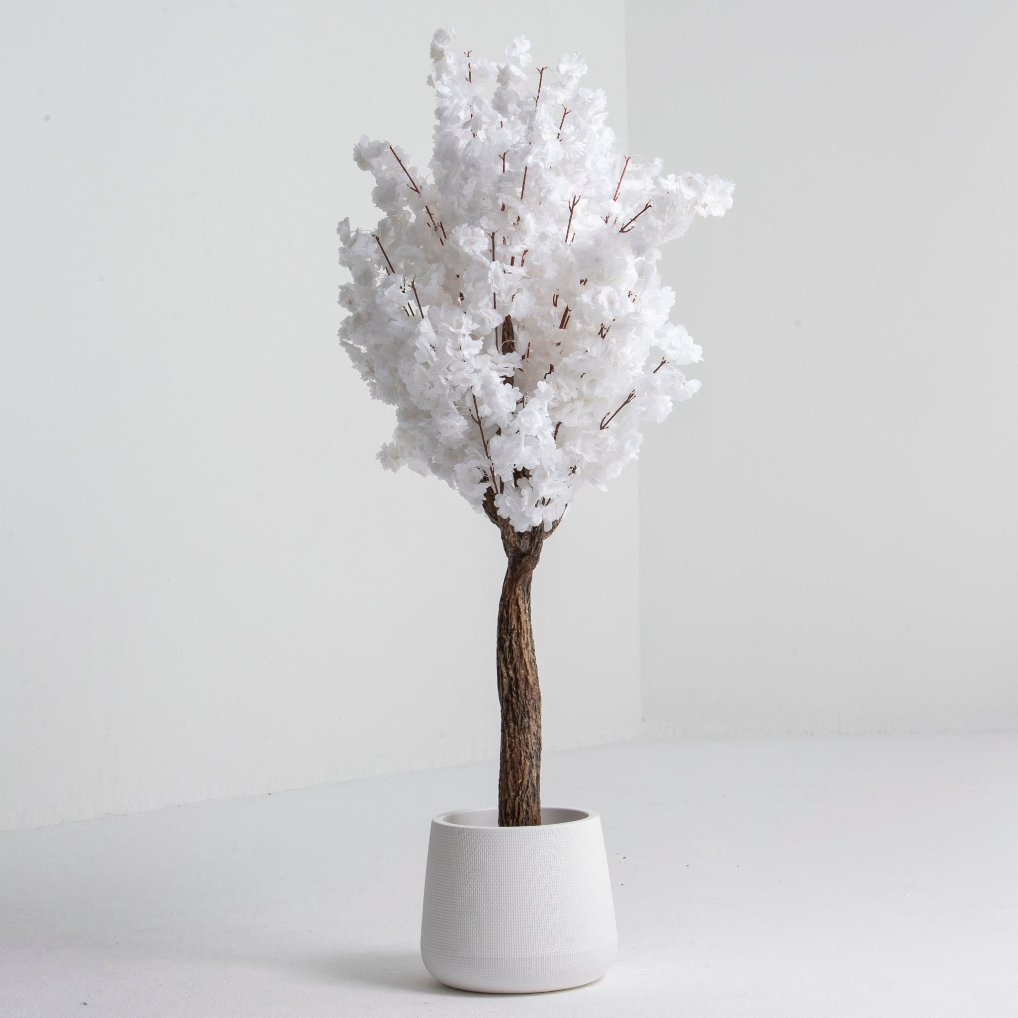 ARTIFICIAL WHITE CHERRY BLOSSOM PLANT - Art and craft furniture