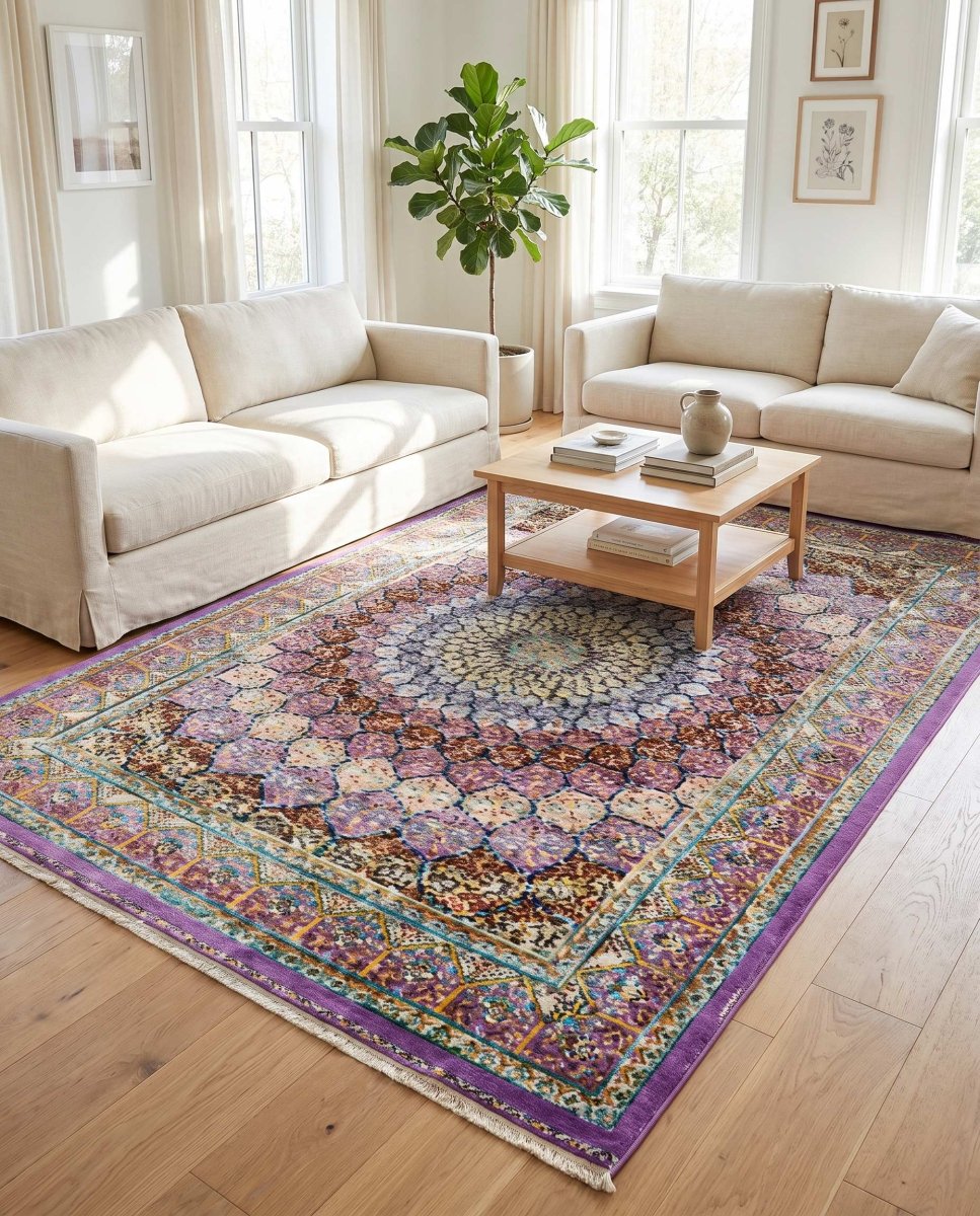 Atash Purple Carpet - Art and craft furniture