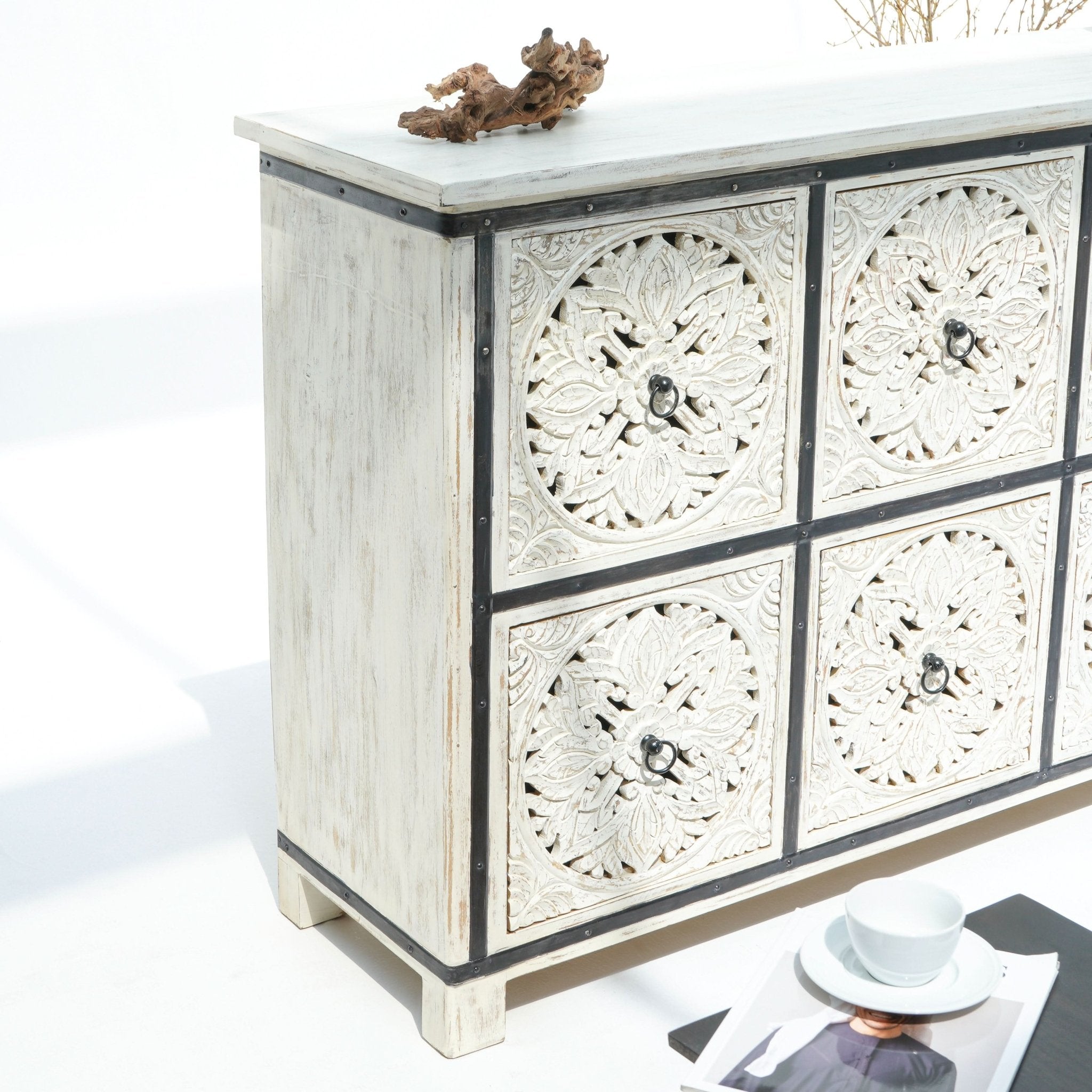 ATHERTON SIX DRAWER CHEST OF DRAWERS - Art and craft furniture