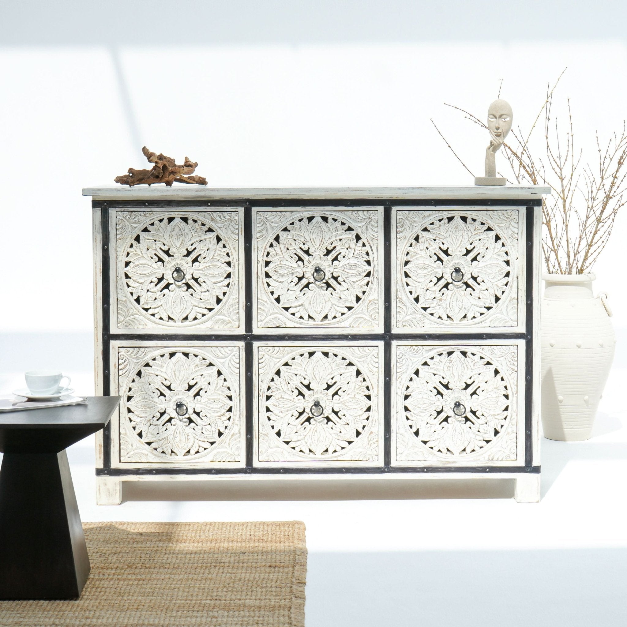 ATHERTON SIX DRAWER CHEST OF DRAWERS - Art and craft furniture