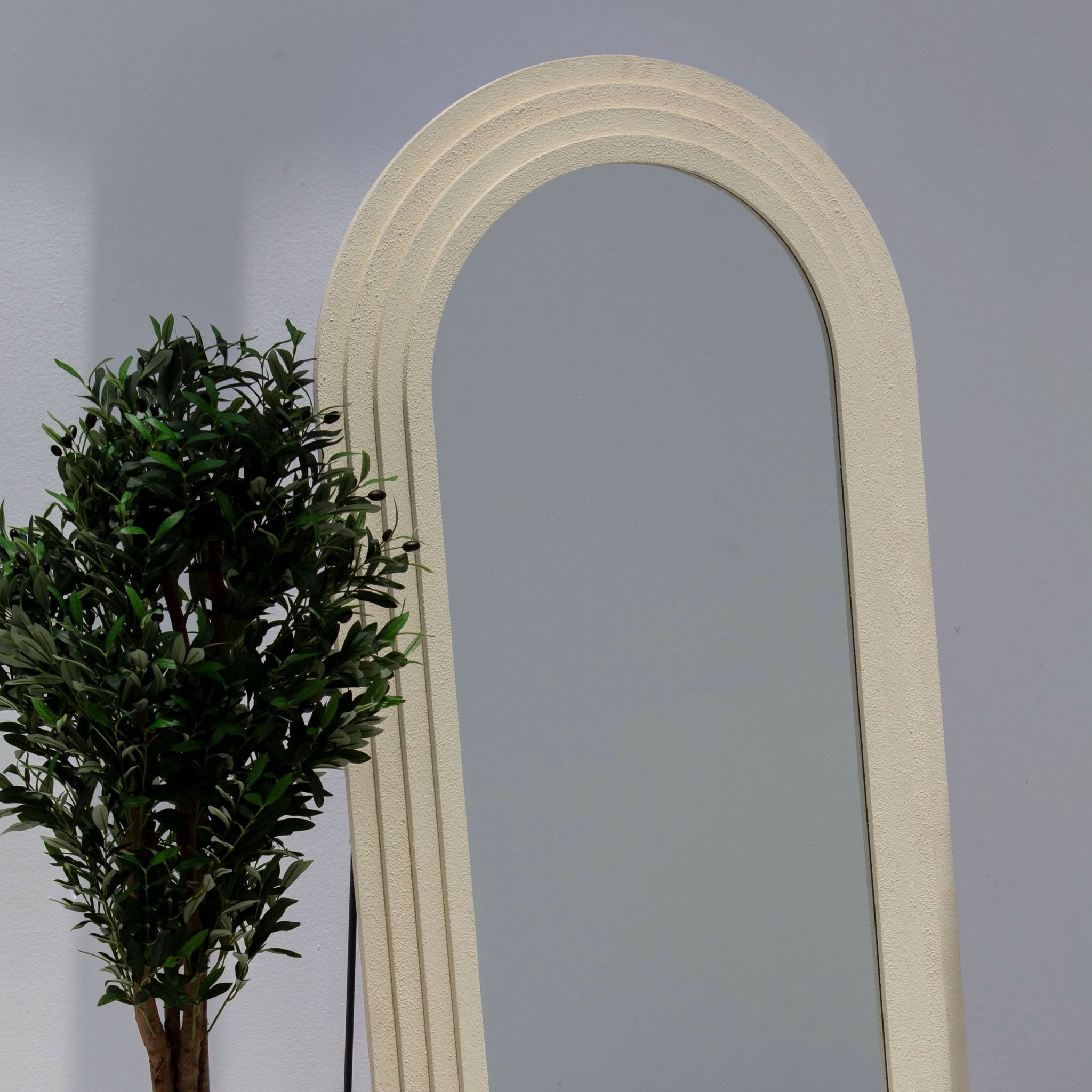 Aureline Lining White Mirror Frame - Art and craft furniture