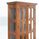 AUREVO TWO GLASS DOOR CABINET - Art and craft furniture
