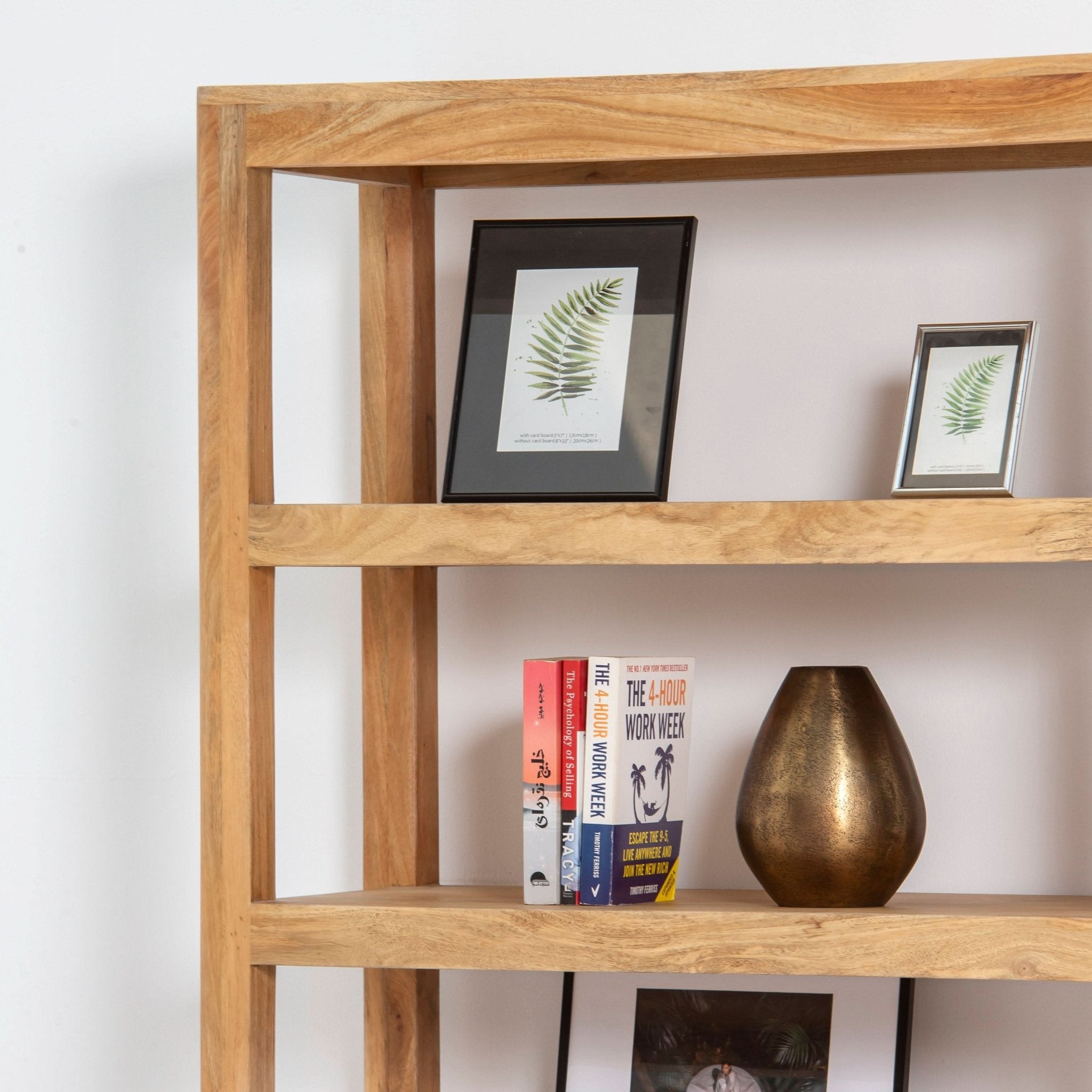 AUREVO WOODEN BOOKSHELF - Art and craft furniture