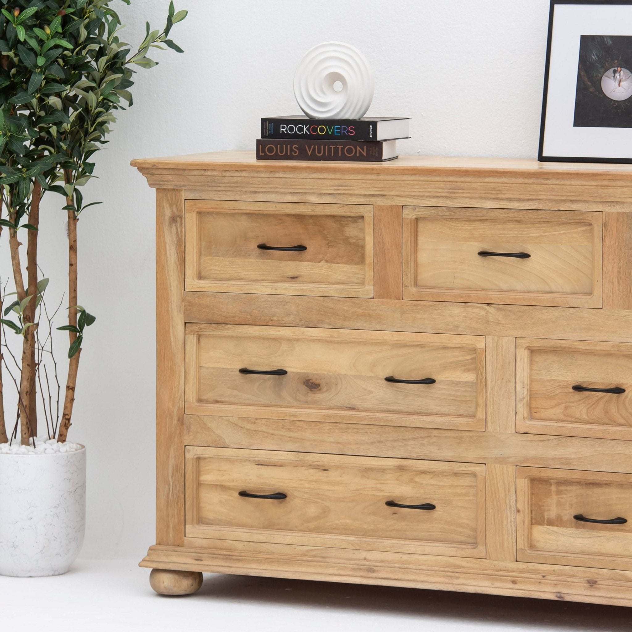 AUREVO WOODEN DRAWCHEST - Art and craft furniture