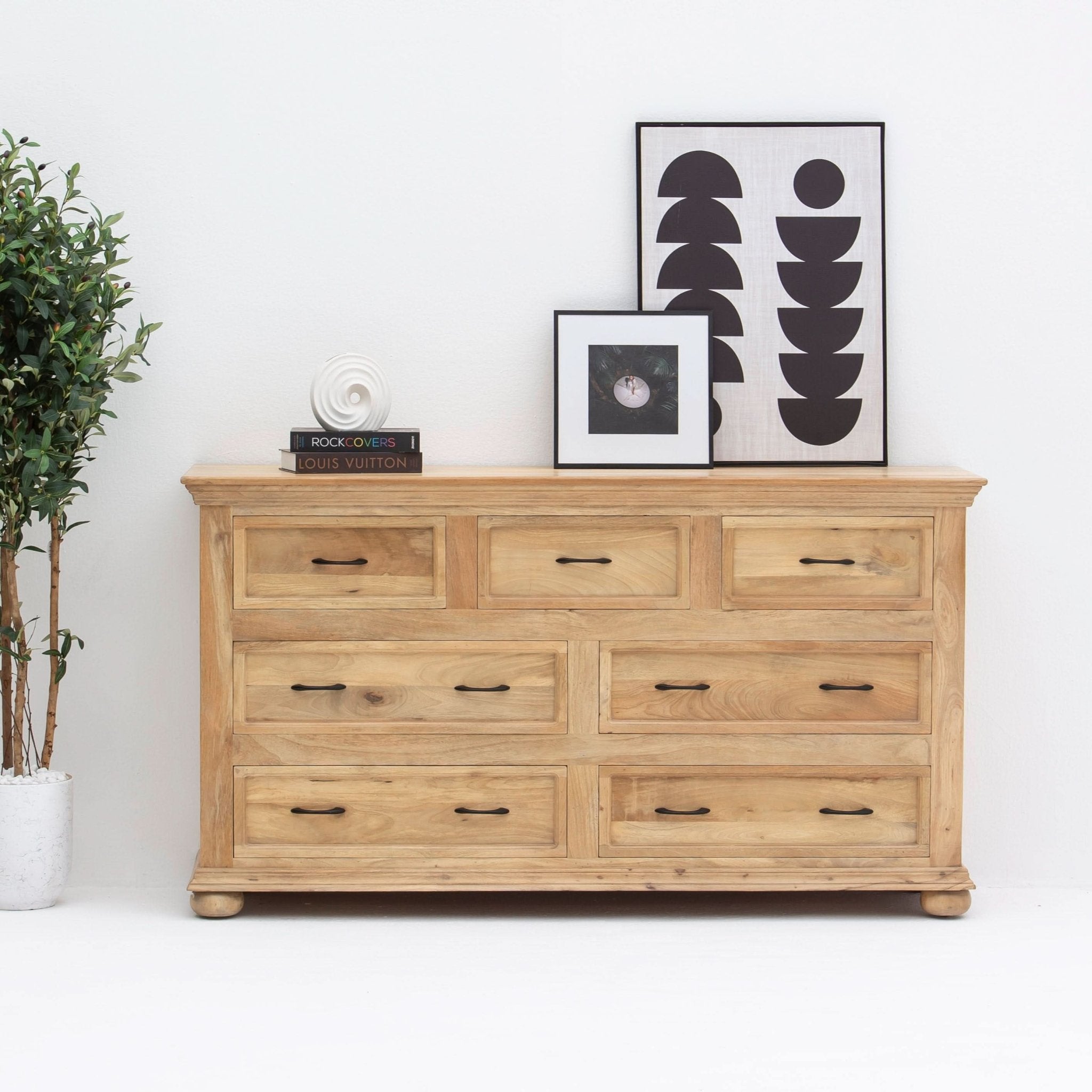 AUREVO WOODEN DRAWCHEST - Art and craft furniture