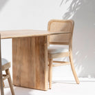 AUREVO WOODEN FOLDING DINING TABLE - Art and craft furniture