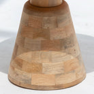 AUREVO WOODEN SIDE TABLE - Art and craft furniture