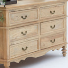 AUREVO WOODEN SIX DRAWER DRAWCHEST - Art and craft furniture