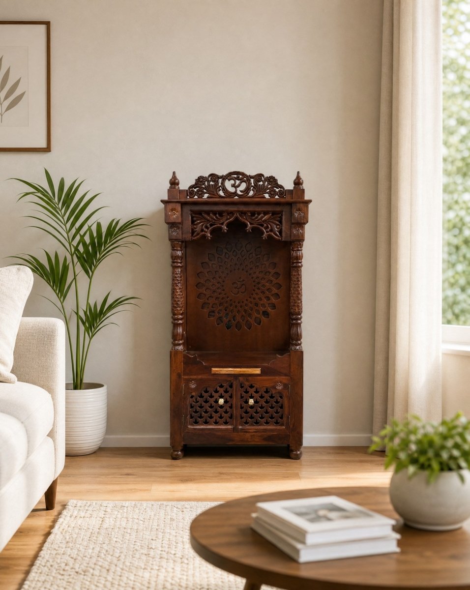 Avelia Wooden Temple - Art and craft furniture