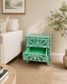 Avella 2 Drawer Bedside Table - Art and craft furniture