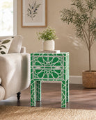 Avella 2 Drawer Bedside Table - Art and craft furniture