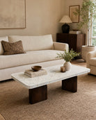 Avelora Mother of Pearl Coffee Table - Art and craft furniture