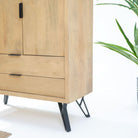 AVENUE TWO DRAWER THREE DOOR CABINET - Art and craft furniture