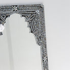 AZURE-BLACK MOTHER OF PEARL MIRROR FRAME - Art and craft furniture