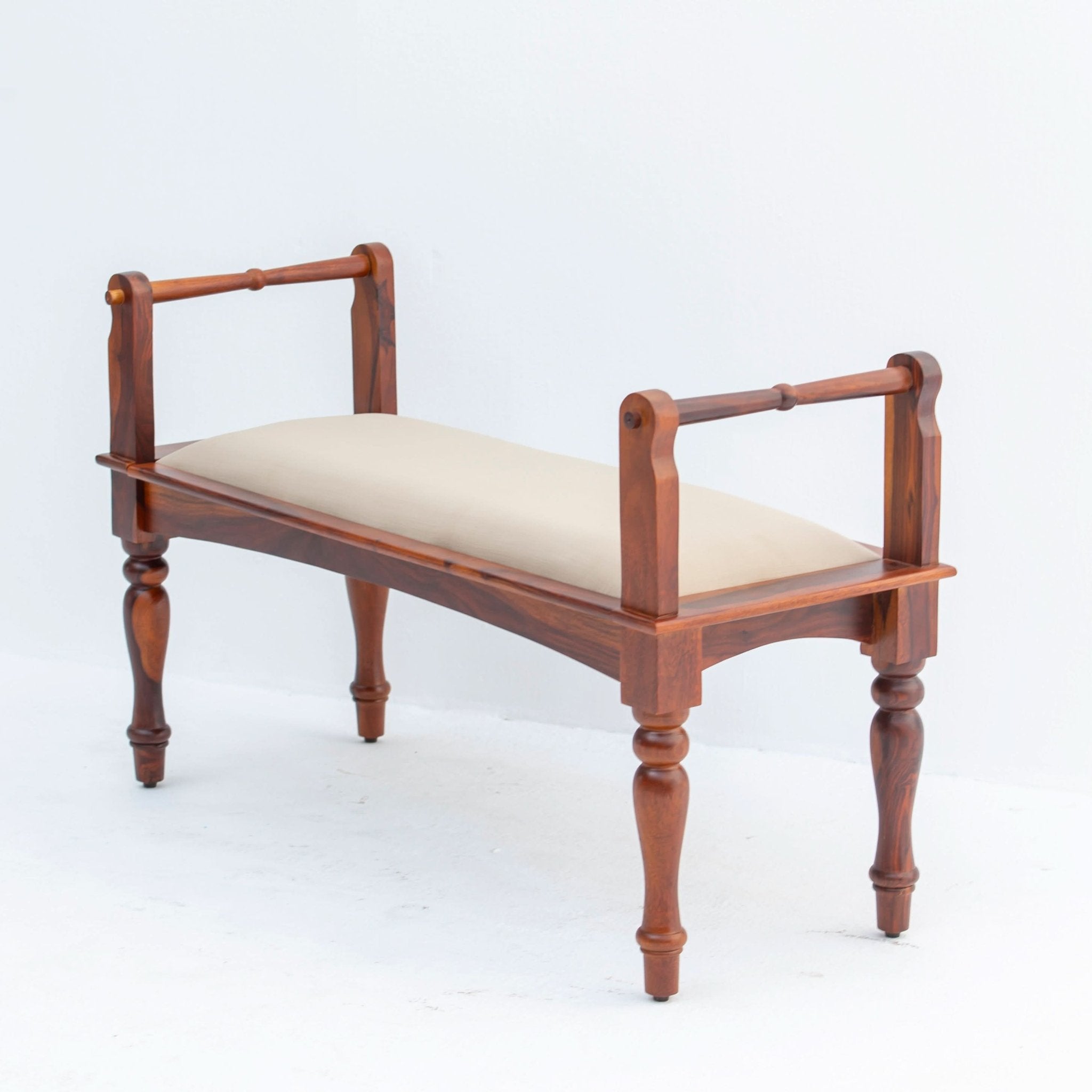BARCELONA WOODEN BENCH - Art and craft furniture
