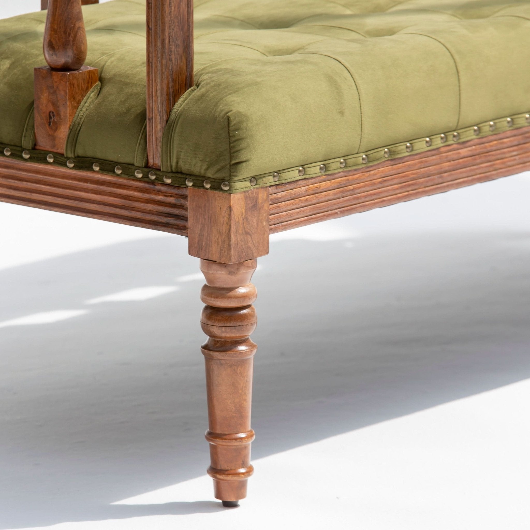 BARCELONA WOODEN SOFA BENCH - Art and craft furniture