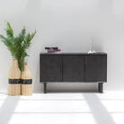 BARMER WOODEN THREE DOOR SIDEBOARD - Art and craft furniture