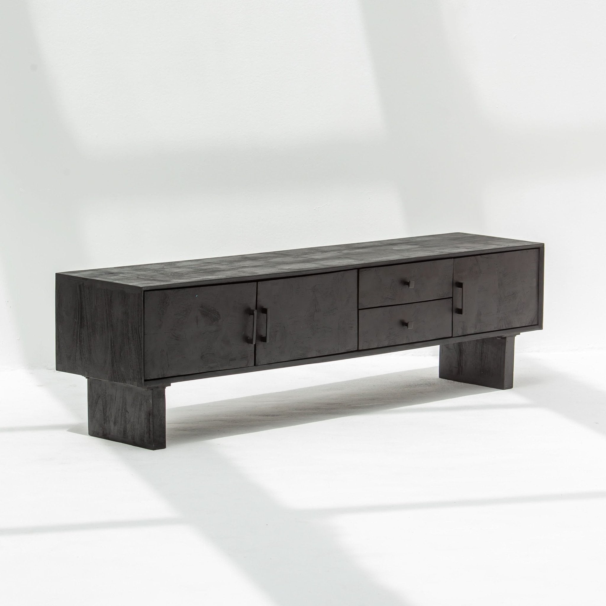 BARMER WOODEN TV STAND - Art and craft furniture