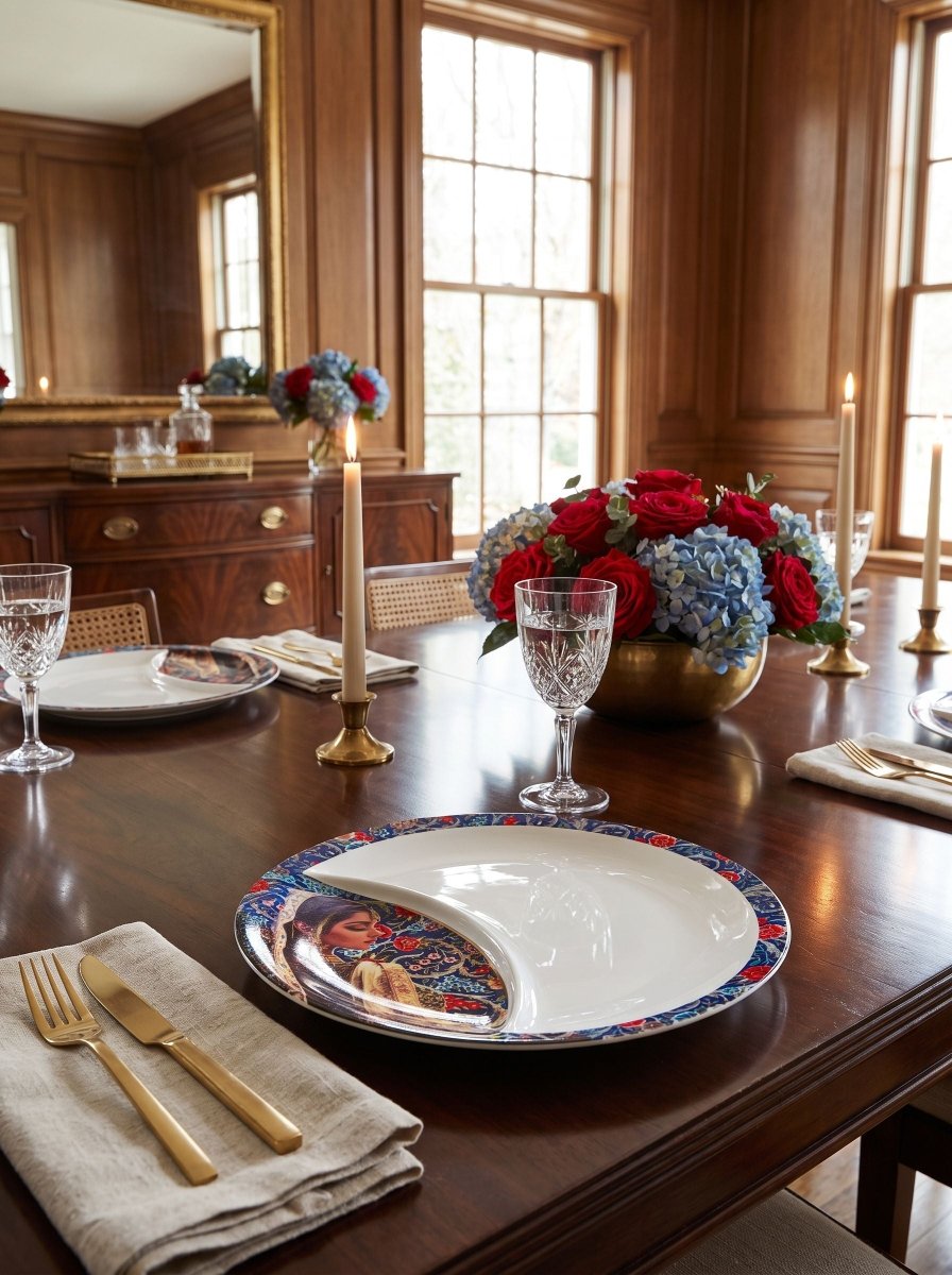 Bella Dining Plate - Art and craft furniture