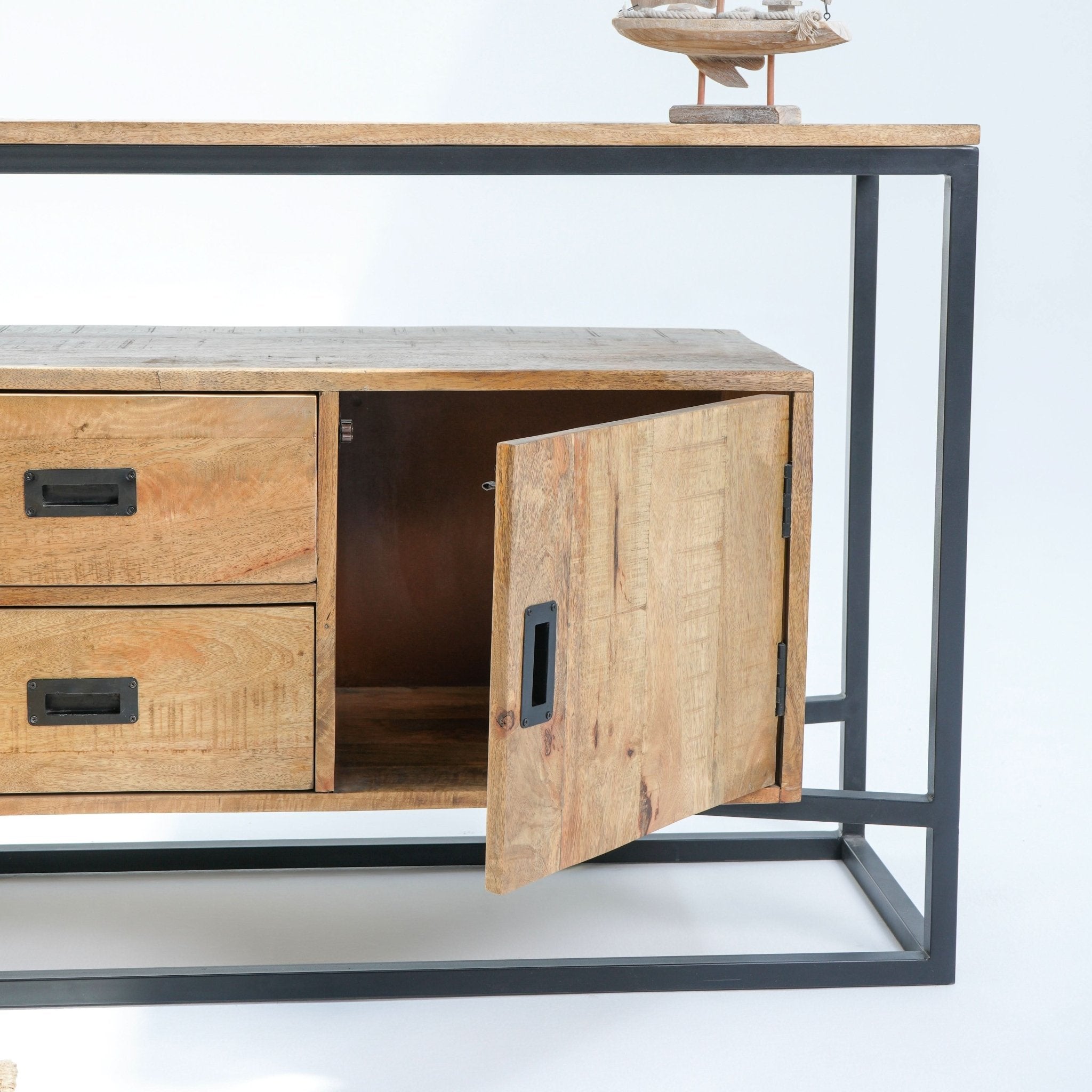 BERLIN LOFT INDUSTRIAL TWO DOOR SIDEBOARD - Art and craft furniture